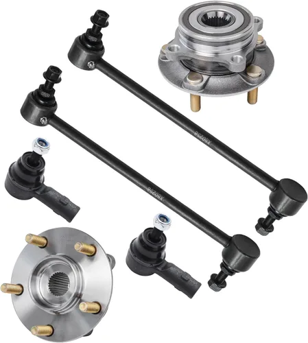 Miniatura 17 de Detroit Axle - Kit de extremo delantero RWD para Chrysler 300 Dodge Challenger Charger Upper Lower Control Arms rótulas de rodamiento de rueda Bujes