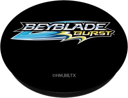 Miniatura 2 de BEYBLADE BURST LOGO PopSockets - Agarre y soporte para teléfonos y tabletas, Negro