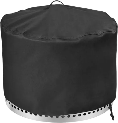 Miniatura 11 de Funda rectangular de 44 x 28 pulgadas para mesas de hoguera de gas al aire libre de 40 a 44 pulgadas, cubierta de mesa de hoguera para patio