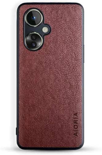 Miniatura 50 de AIORIA Funda para Oneplus Nord 3, pantalla de 6.74 pulgadas, funda de piel sintética de alta calidad, diseño retro de negocios, funda protectora