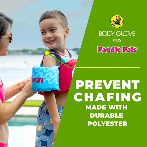 Miniatura 4 de Body Glove Paddle Pals - Chaleco salvavidas para niños aprobado por la Guardia Costera para aprender a nadar PFD Tanque de peces