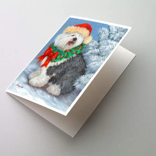 Miniatura 44 de Caroline's Treasures PPP3013GCA7P - Tarjetas de felicitación y sobres para mascotas de Basset Hound Teacher, paquete de 8 tarjetas en blanco