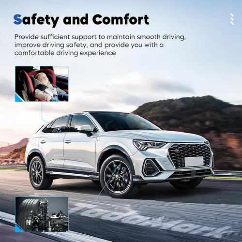 Miniatura 8 de Conjunto de puntales delanteros amortiguadores y enlaces de barras estabilizadoras compatibles con Mazda 3 2004-2009 (excluye MazdaSpeed), reemplaza