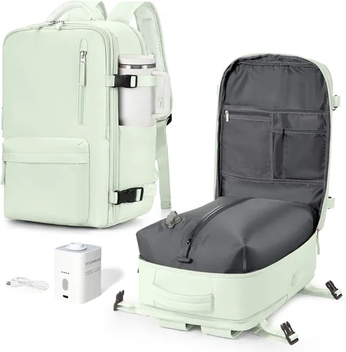 Miniatura 61 de VGCUB Mochila Grande de Viaje de Trabajo y Negocios Equipaje de Mano Aprobado para Vuelo Mochila para Laptop para Mujeres y Hombres Mochila