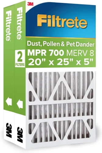 Miniatura 11 de Filtrete 16x25x4 Filtro de aire para horno y aire acondicionado, MPR 700, MERV 8, se adapta a dispositivos Lennox y Honeywell, captura polvo, polen