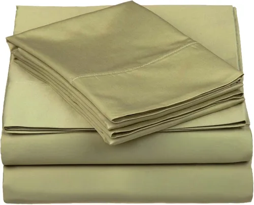 Miniatura 20 de Superior Juego de sábanas de algodón egipcio de 530 hilos, 1 sábana bajera elástica con bolsillo profundo, 1 sábana encimera, 2 fundas de almohada