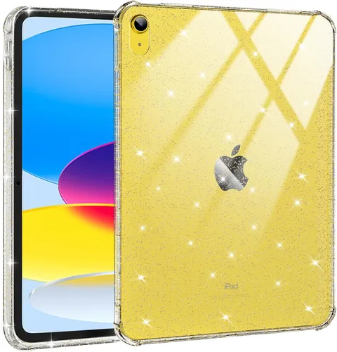 Miniatura 15 de BLOSOMEET Funda transparente para iPad de 9ª/8ª/7ª generación 2021/2020/2019 de 10.2 pulgadas con protector de pantalla de vidrio templado y soporte