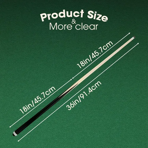 Miniatura 2 de Professional Pool Cue Stick for Adults or Kids 36" 42" 48" 52" 58" 16/18/20OZ Billiard Cue Stick with 13mm Tip Set of 2 Set of 4