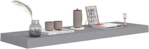 Miniatura 4 de Estantes flotantes de pared, juego de 4 estantes decorativos para montar en la pared, estante colgante con soportes invisibles para decoración