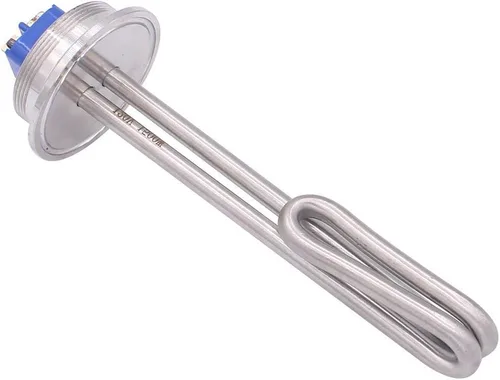 Miniatura 3 de DERNORD Calentador de agua eléctrico de 2 pulgadas (OD64) Tri-clamp 120V 1500W Foldback Elemento de calefacción con baja densidad de vatios