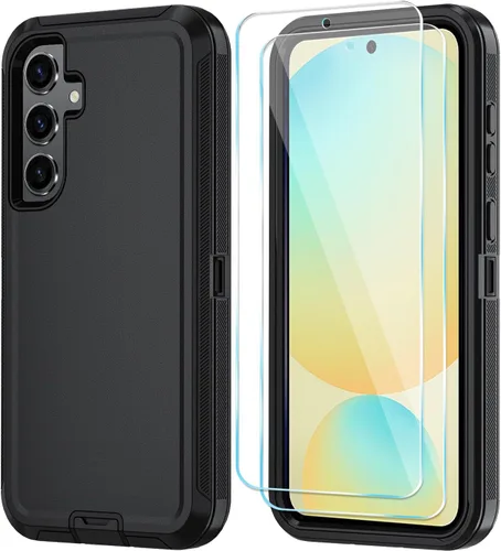 Miniatura 20 de ONOLA Funda para Samsung Galaxy S23 FE con protector de pantalla HD, resistente, a prueba de golpes y caídas, 3 capas, para Galaxy S23 FE de 6.4