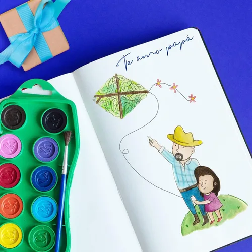Miniatura 3 de Pelikan Juego de acuarela y pincel de plástico lavable junior, 12 colores, 1 cada uno (07501203), surtido