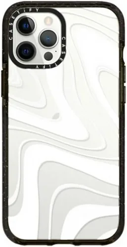 Miniatura 31 de Funda CASETiFY Impact para iPhone 12 Pro Max - Blanco Nubes - Negro Claro Nubes Blancas