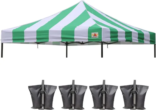 Miniatura 18 de ABCCANOPY - Toldo de repuesto para carpa desplegable (10x10 pies, beige)