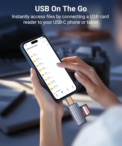 Miniatura 5 de Syntech Paquete de 2 adaptadores USB C a USB, adaptador USB C macho a USB 3 hembra compatible con iPhone 17 Pro Max, MacBook Pro Air 2024, iMac