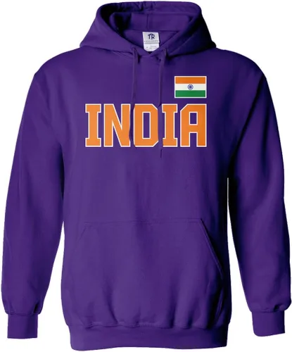 Miniatura 6 de Threadrock India National Pride - Sudadera unisex con capucha