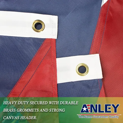 Miniatura 4 de Bandera de Puerto Rico de la Serie Anley EverStrong de 3 x 5 pies de alta resistencia - Bordado y cabecera de lona resistente - 4 filas de costura