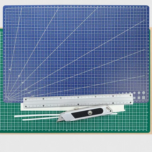 Miniatura 4 de Almohadilla de corte acolchado de doble cara A3 Material Pp 17.71x11.81 pulgadas Esteras de grabado para manualidades