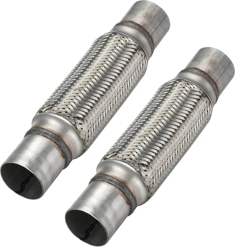 Miniatura 18 de Tubo flexible de escape, tubo flexible de escape resistente de acero inoxidable de 2 x 4 pulgadas, tubo flexible de escape de doble trenza, longitud