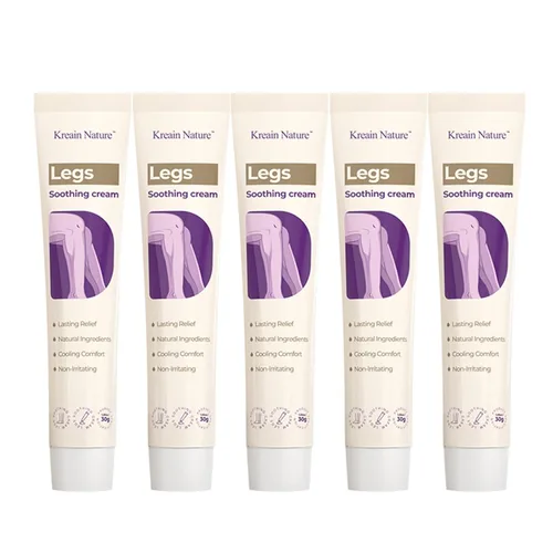 Miniatura 4 de Crema calmante para piernas, alivio de venas varicosas y arañas, gel refrescante para presión y molestias en las piernas, fórmula natural a base