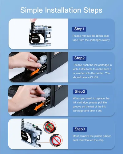 Miniatura 4 de Brother LC203XL Cartuchos de tinta compatible, 10 Pack