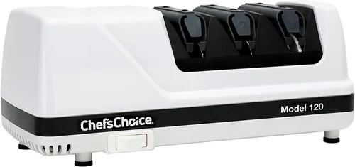 Chef's Choice afilador de cuchillos profesional de 3 capas, afilador de 120 diamantes, ninguno , Blanco