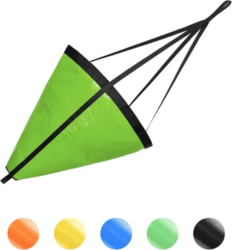 Miniatura 14 de BLUEWING Sea Anchor - Calcetines de pesca para barco de pesca 840D, nailon 32, 42, 53, 62, 72, 84 pulgadas, paracaídas, anclaje de deriva para barco