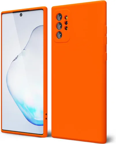 Miniatura 26 de oakxco Funda para teléfono Samsung Galaxy Note 20 Ultra de silicona líquida, bonita funda delgada y fina de goma suave TPU lisa y suave de gel