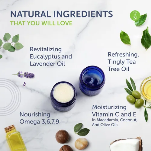 Miniatura 3 de Truremedy Naturals Bálsamo remedio con aceite de árbol de té, 2 onzas, hidratante calmante para zonas ásperas, bálsamo nutritivo para pies y cuerpo