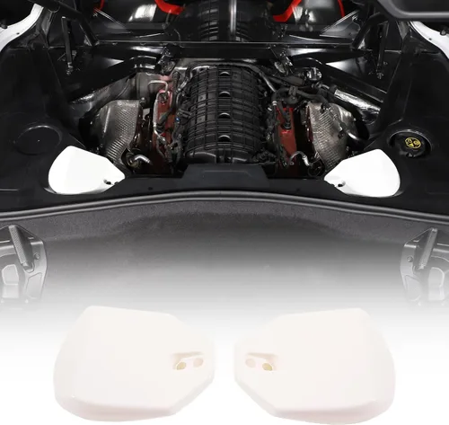 Miniatura 13 de Cubierta de Torre de Puntal Trasero Compatible con Chevrolet Corvette C8 Stingray 2020-2024, Panel de Protección de Torre Amortiguadora Trasera
