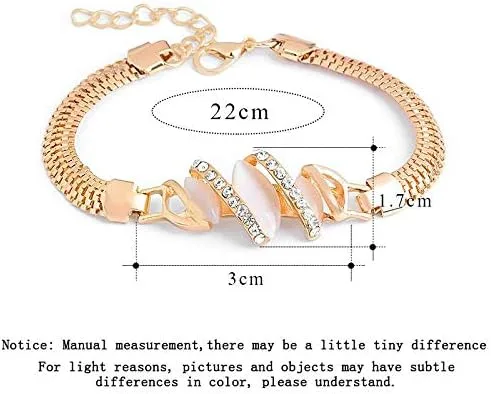 Miniatura 4 de Regalos de joyería de lujo pulsera de notas musicales de color dorado pulsera con dije de circonita de cristal para mujer