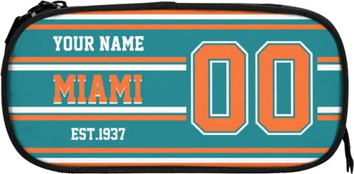 Miniatura 30 de Estuche de lápices personalizado Arizona con número de nombre, caja de lápices personalizada estilo fútbol, estuche de bolígrafo personalizado