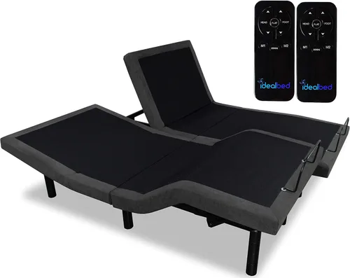 Miniatura 11 de iDealBed 3i Base de cama ajustable personalizable, inalámbrica, gravedad cero, posiciones de confort con un toque, memoria programable