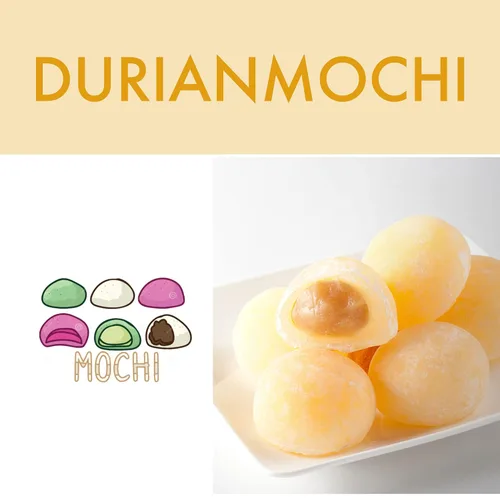 Miniatura 2 de Mochi estilo japonés (Durian) - 7.4 oz (paquete de 1)