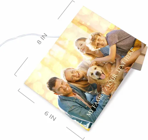 Miniatura 5 de Regalo especial de Navidad, lámpara de luz nocturna personalizada, fotos en placa acrílica, regalo para papá, mamá, regalo para familia, cumpleaños