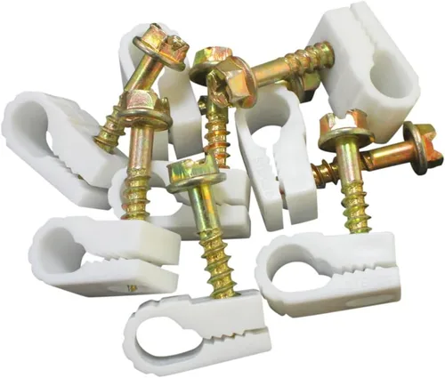 Miniatura 2 de STEREN Clips para Cable Coaxial - Soporte para Cables - Clips de Alambre - Clips de Revestimiento para Colgar - Soporte de Cable para Escritorio