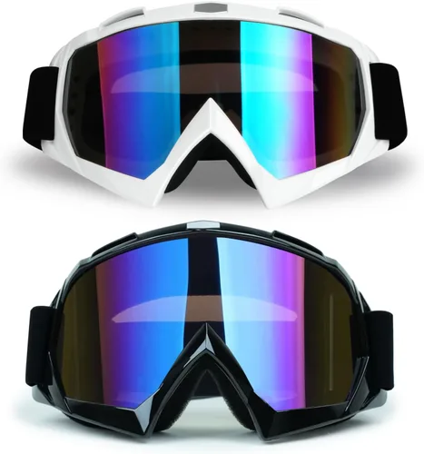 Miniatura 13 de Lentes de motocross y cuatrimoto - Lentes de carreras MX y MTB, lentes de protección para bicicleta, lentes de seguridad para adultos, jóvenes
