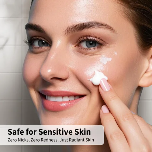 Miniatura 5 de Dermaplane - Maquinilla de afeitar facial para mujeres, herramienta de dermaplaning con microcuchillas para la cara, exfoliante facial suave