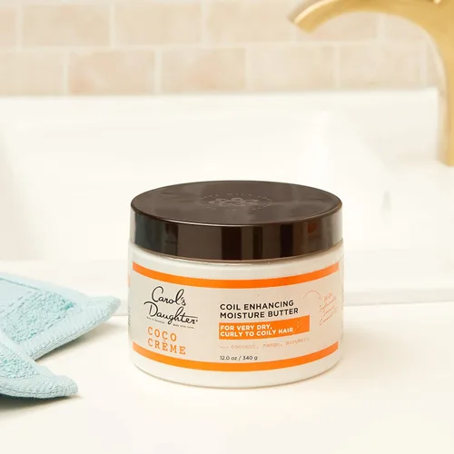 Miniatura 7 de Mantequilla humectante para cabello rizado muy seco Carol's Daughter Coco Creme, con aceite de coco y mantequilla de mango, sin parabenos y sin