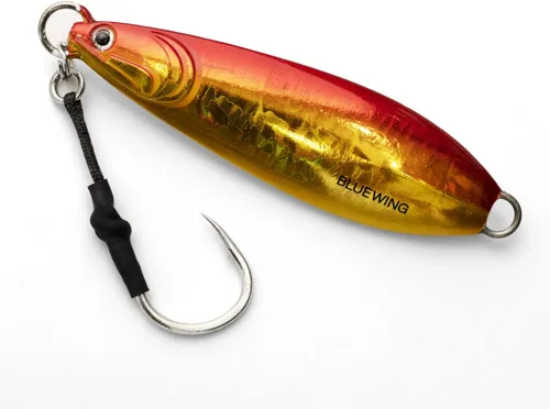 Miniatura 22 de BLUEWING Señuelos de pesca para agua salada de paso lento, plantillas verticales de 2.82 oz-35.27 oz cebo de hundimiento de peces con gancho