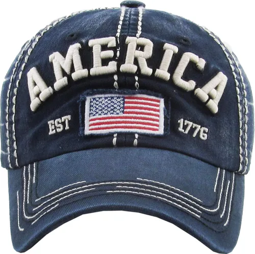Miniatura 2 de Gorra de béisbol ajustable con diseño de águila de Estados Unidos de América