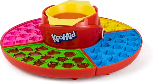 Nostalgia Kool-Aid - Máquina eléctrica de gomitas, máquina de caramelos con 4 moldes de silicona, base calentada y olla de fusión para mezcla de