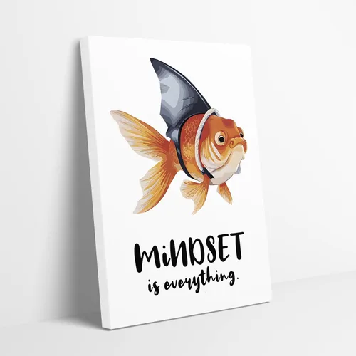 Miniatura 16 de KAWAHONE Mindset Is Everything - Lienzo decorativo para pared, diseño motivacional de rey león, con citas inspiradoras de emprendedor, póster