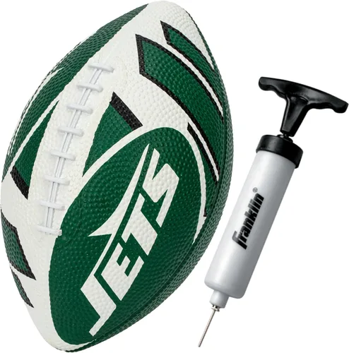 Miniatura 24 de Franklin Sports NFL Team Footballs - Rubber Youth Mini Balls for All Teams - Kids 8.5" Football + Air Pump Sets - Official NFL Licensed