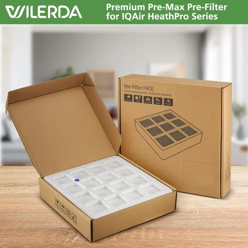 Miniatura 3 de Para PreMax Pre-filtro de repuesto compatible con IQAir HeathPro Series H13 True HEPA Filtro de repuesto de primera etapa