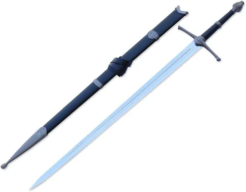 Miniatura 2 de Vulcan Gear Medieval Crusader Sword with Scabbard - Choose Your Style Anillo irlandés Hilt Espada celta