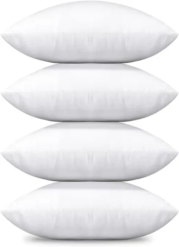 Miniatura 10 de OTOSTAR Insertos de almohada de 18 x 18 pulgadas, rellenos de almohada de forma cuadrada, almohadas esponjosas, almohadas decorativas para sofá