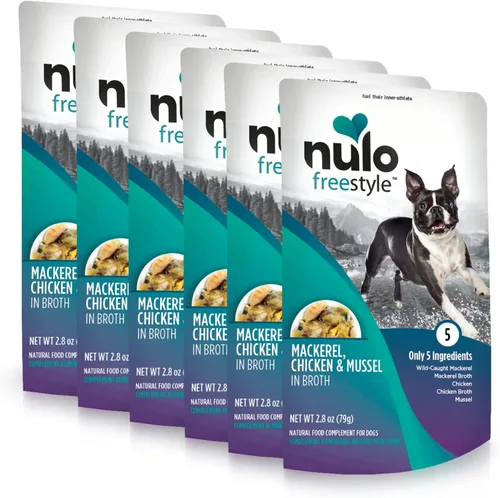 Miniatura 13 de Nulo Freestyle - Comida para perros con carne real de cordero, caballa y algas en caldo, 2.8 onzas (paquete de 24)