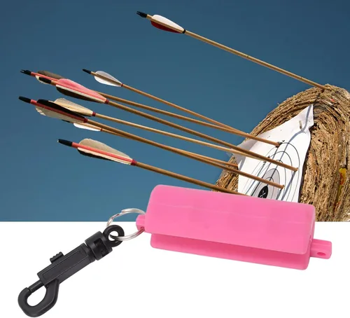 Miniatura 4 de VGEBY Extractor de silicona con llavero Extractor de tiro con arco removedor de objetivos con clip para cinturón Accesorios ()
