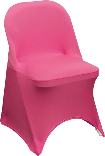 Miniatura 17 de YOUR CHAIR COVERS - Funda para silla plegable de elastano azul claro - Funda de cojín tapizada plegable elástica ajustable extraíble lavable